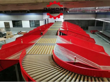 斜擺輪分揀輸送機(jī)